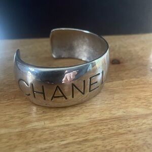 Chanel Vintage Silver Cuff